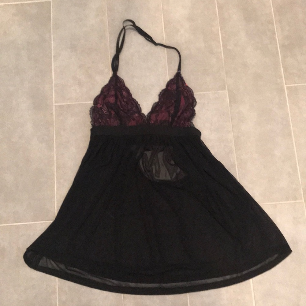 Halter Top Lingerie Piece - Size Medium